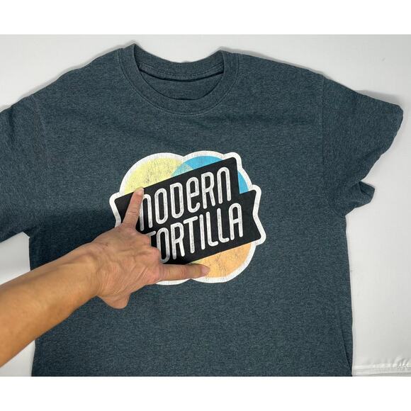 No Label Modern Tortilla Tshirt Size Unknown see measurements PreOwned - Picture 6 of 6